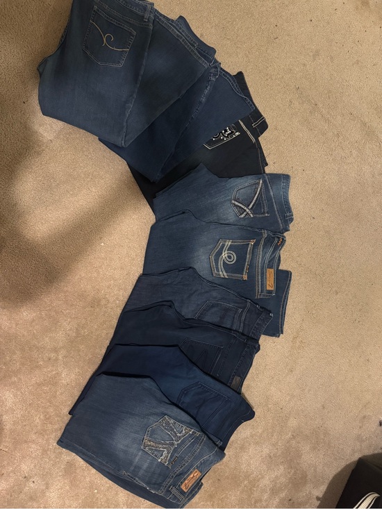 Lane Bryant Denim - Lane Bryant Dark Wash Blue Women’s Jeans - Assorted Back Pocket Styles